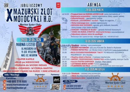X - Jubileuszowy Mazurski Zlot Motocykli H.D.