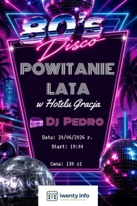 Powitanie lata w stylu lat 80