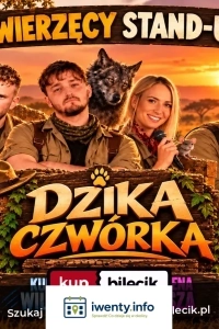 Zwierzęcy Stand-up Dzika Czwórka